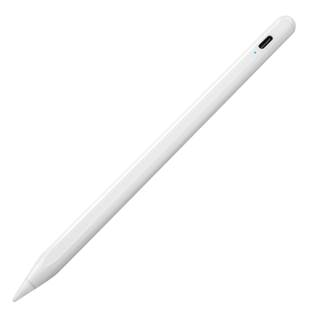 White Stylus Pen for iPad with Palm Rejection and Tilt Sensitive Q490057
