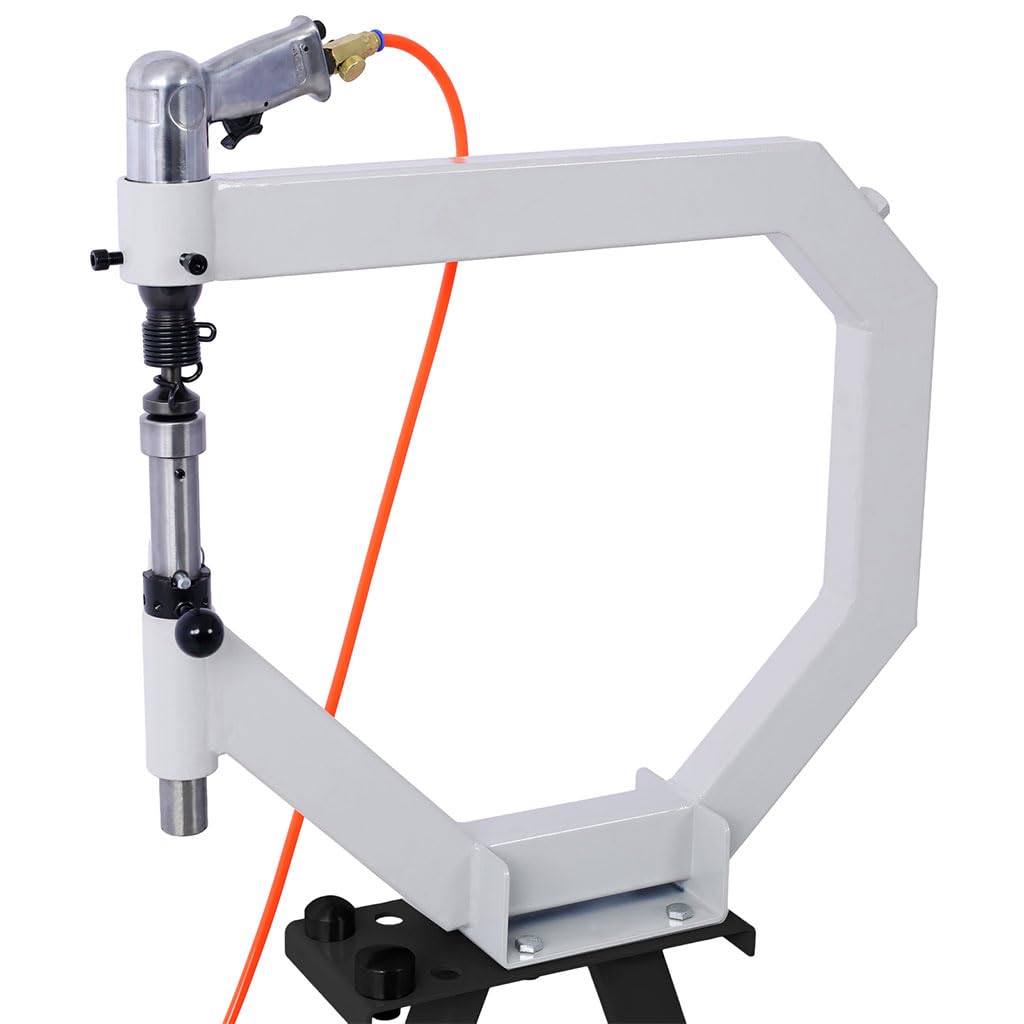 Pneumatic Planishing Hammer, Heavy Duty Metal Shaping Tool with Foot Pedal M736