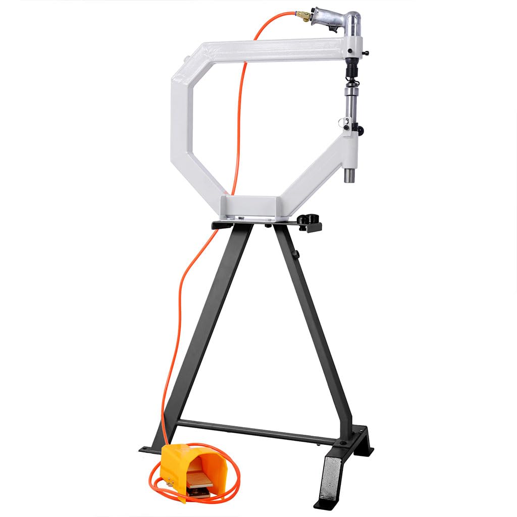 Pneumatic Planishing Hammer, Heavy Duty Metal Shaping Tool with Foot Pedal M736