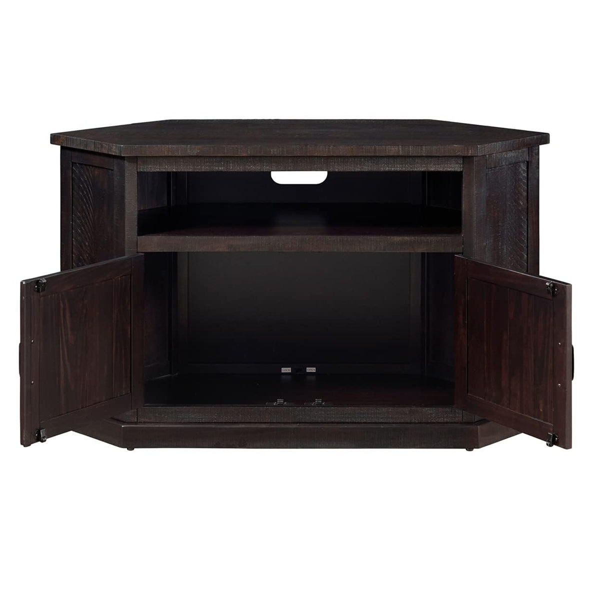 Solid Wood TV Stand with Cabinet Storage P711720