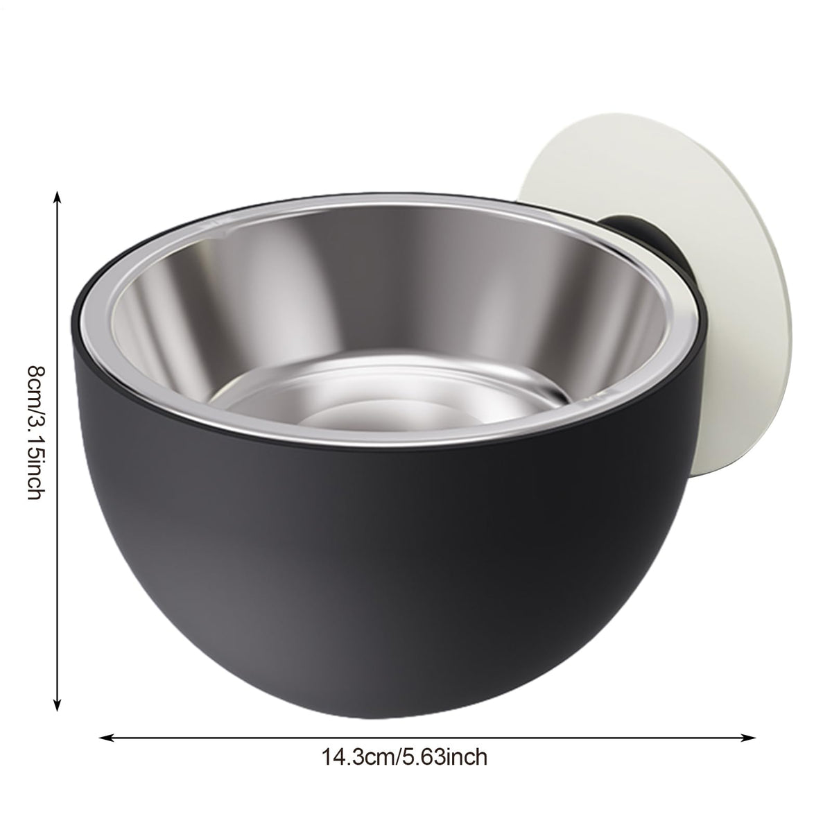 Wall Mounted Pet Bowls Dishwasher Safe O5883
