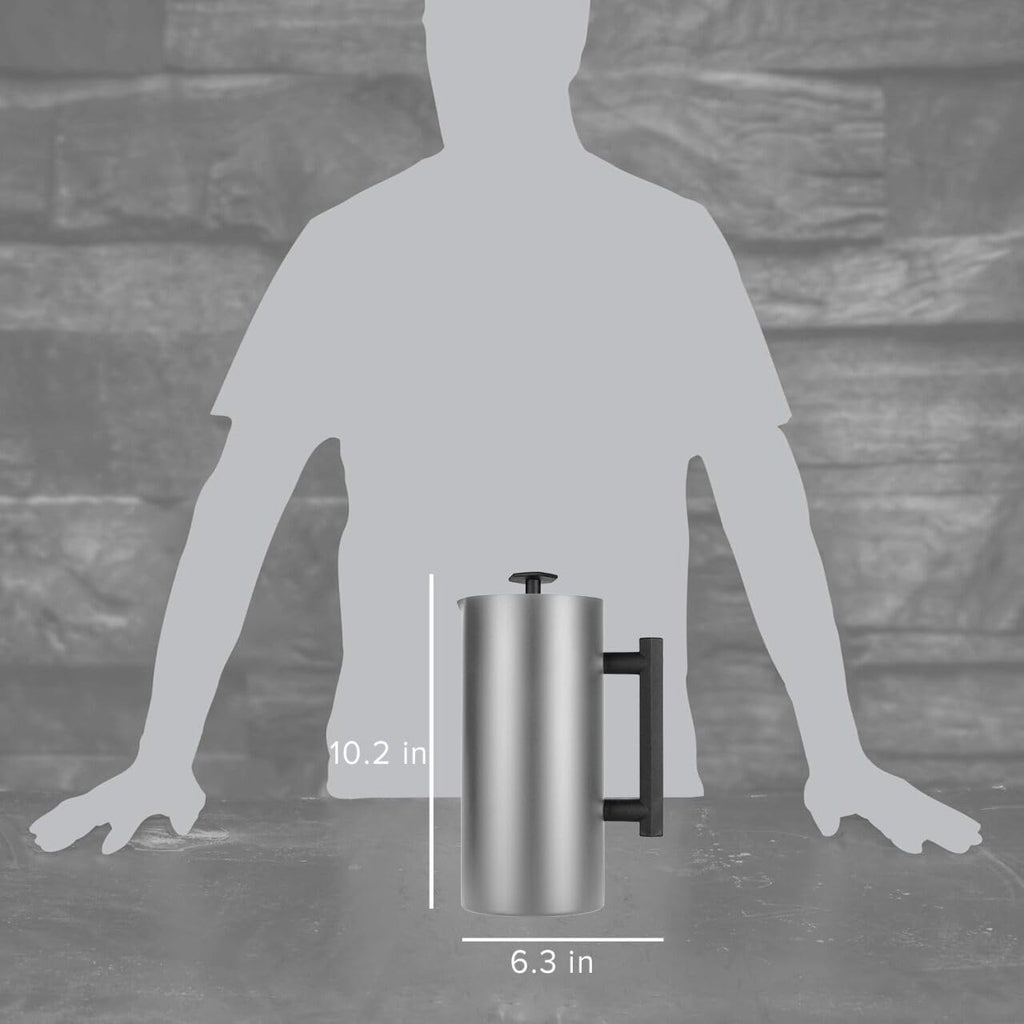 32oz Stainless Steel French Press B664633