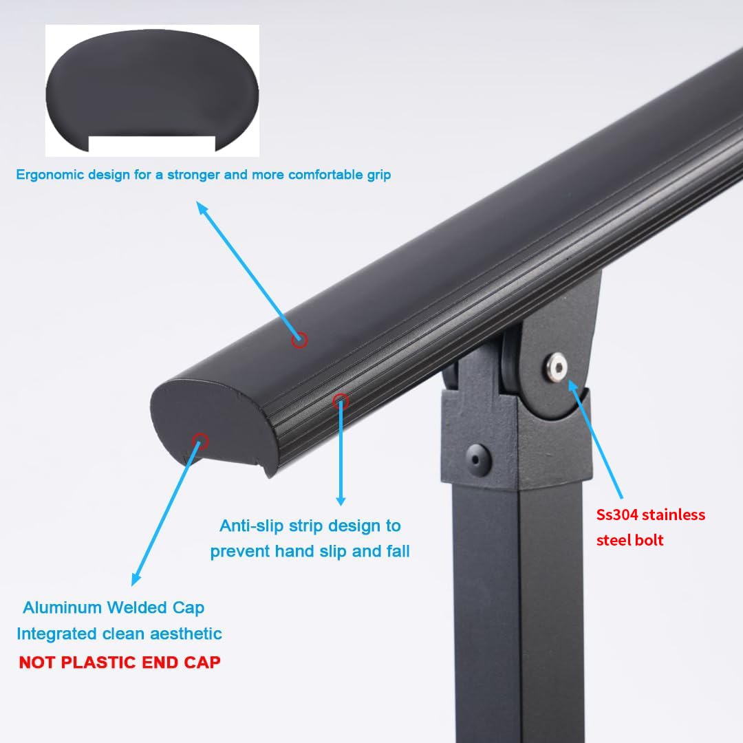 1 Step Aluminum Alloy Handrail W779