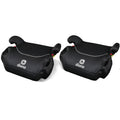 Black Backless Booster Car Seats, Pack of 2 E1228