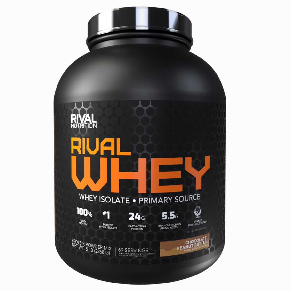 Chocolate Peanut Butter Whey Protein Powder 5 lb F677