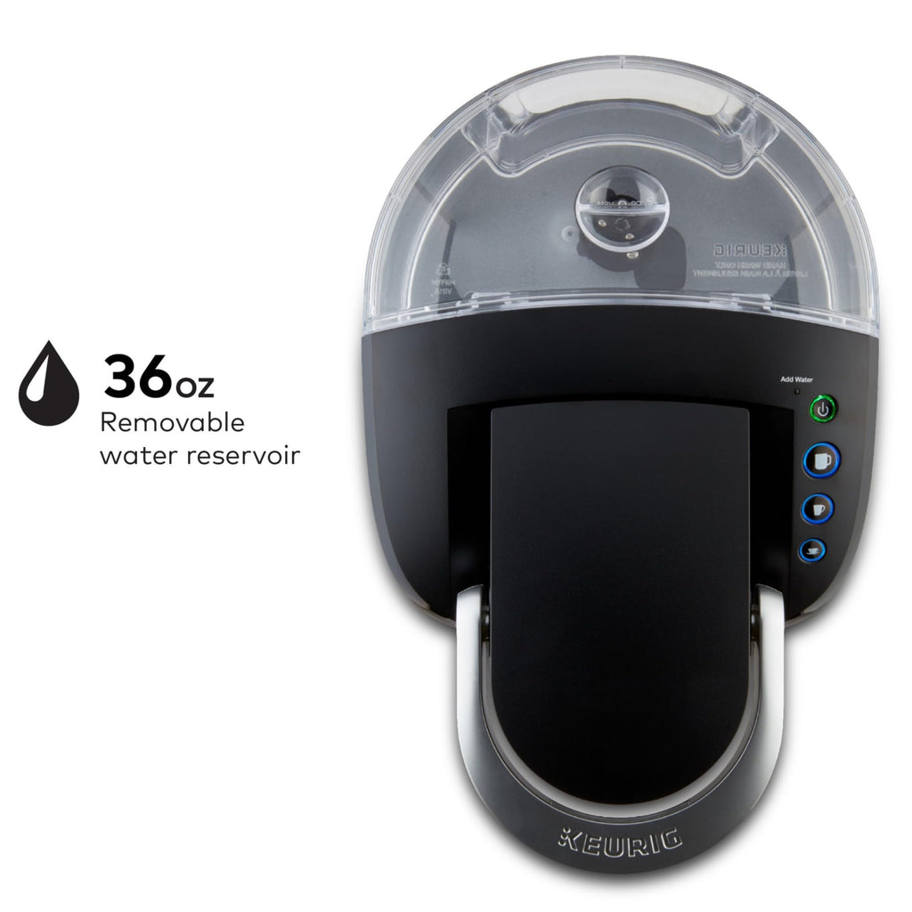 Black Single-Serve Coffee Maker with 3 Brew Sizes C49006