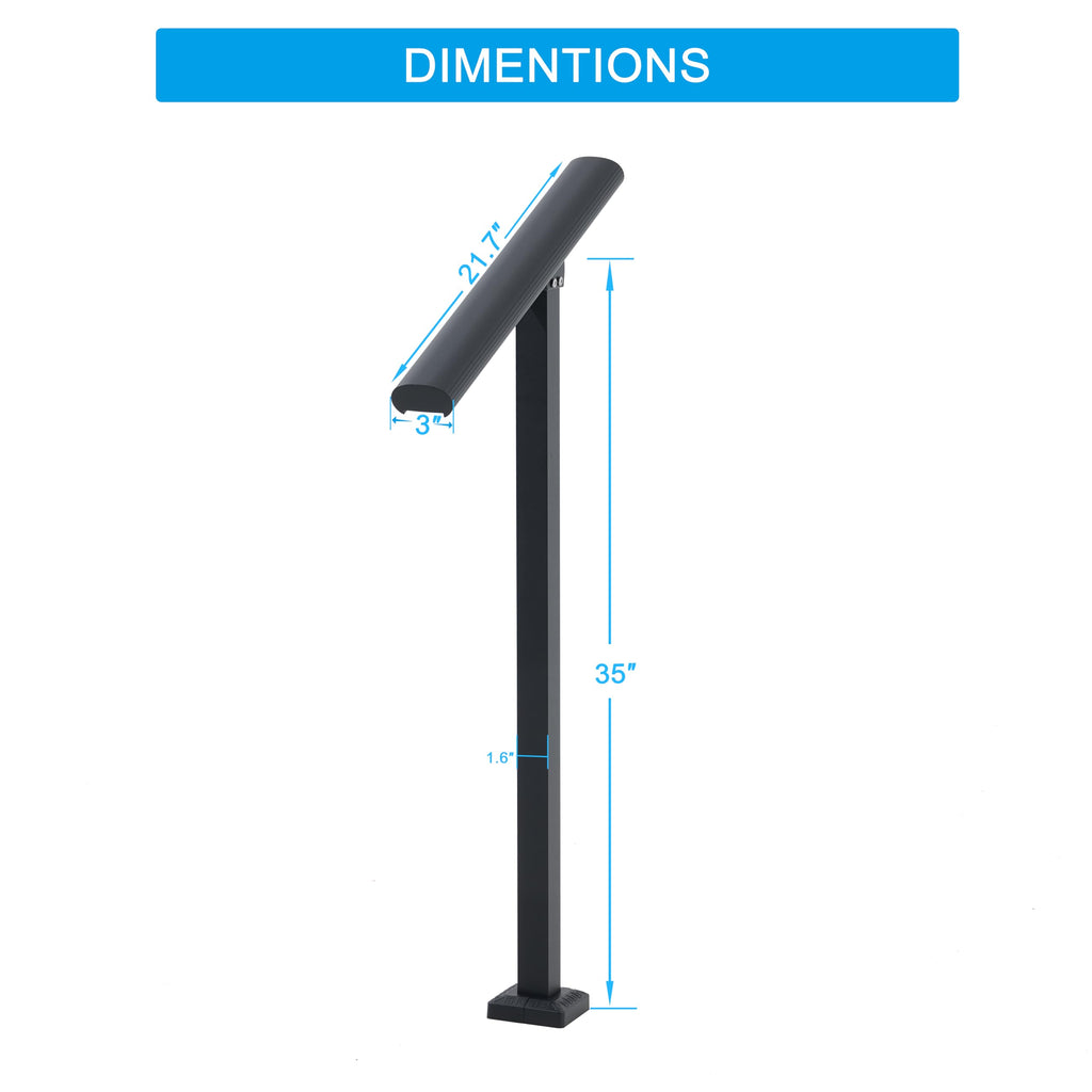 1 Step Aluminum Alloy Handrail W779