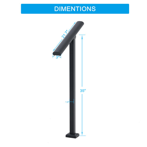 1 Step Aluminum Alloy Handrail W779