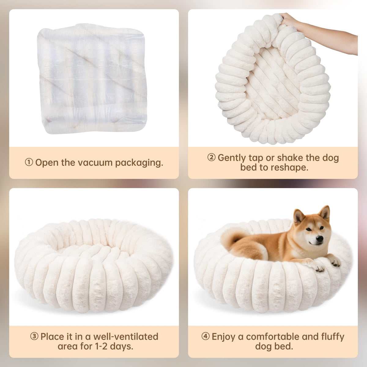 Small Round Dog Bed F934