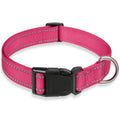 Reflective Adjustable Pink Dog Collar J92339