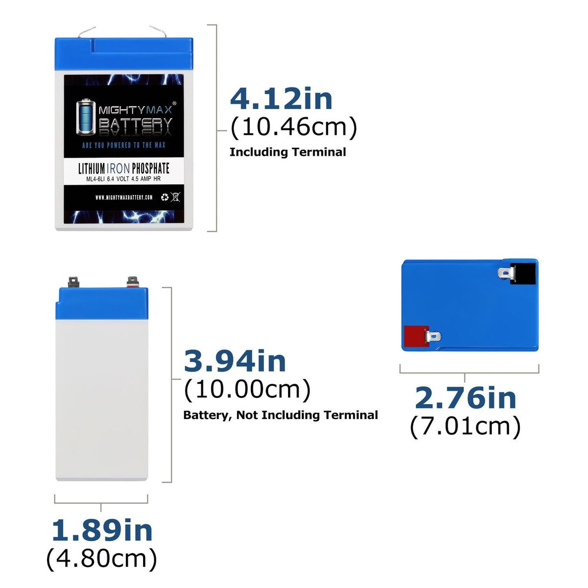 6V 4.5AH Lithium Replacement Battery V188