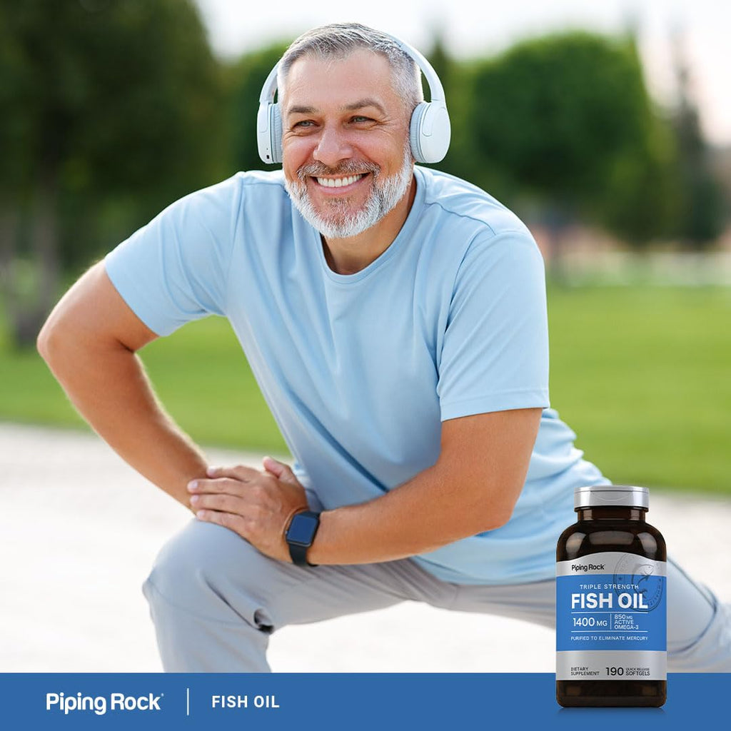 Fish Oil Omega 3 1400 mg 190 Softgels L518