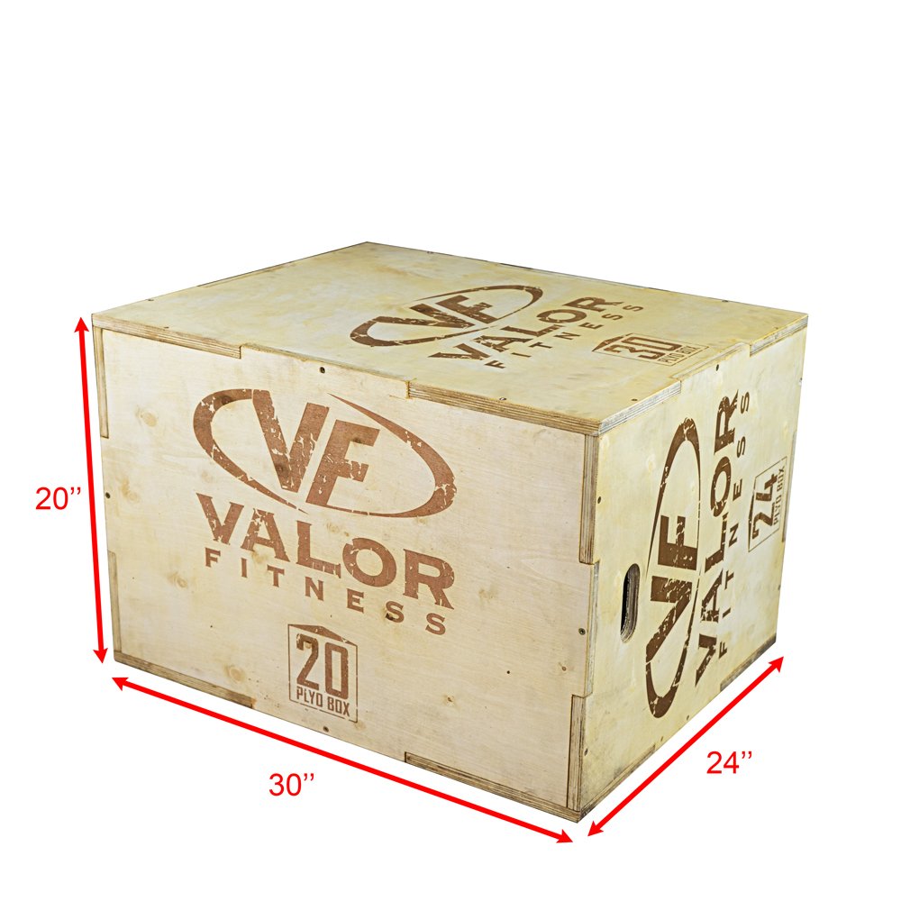 Wooden Plyometric Jump Box 20” x 24” x 30” I4464