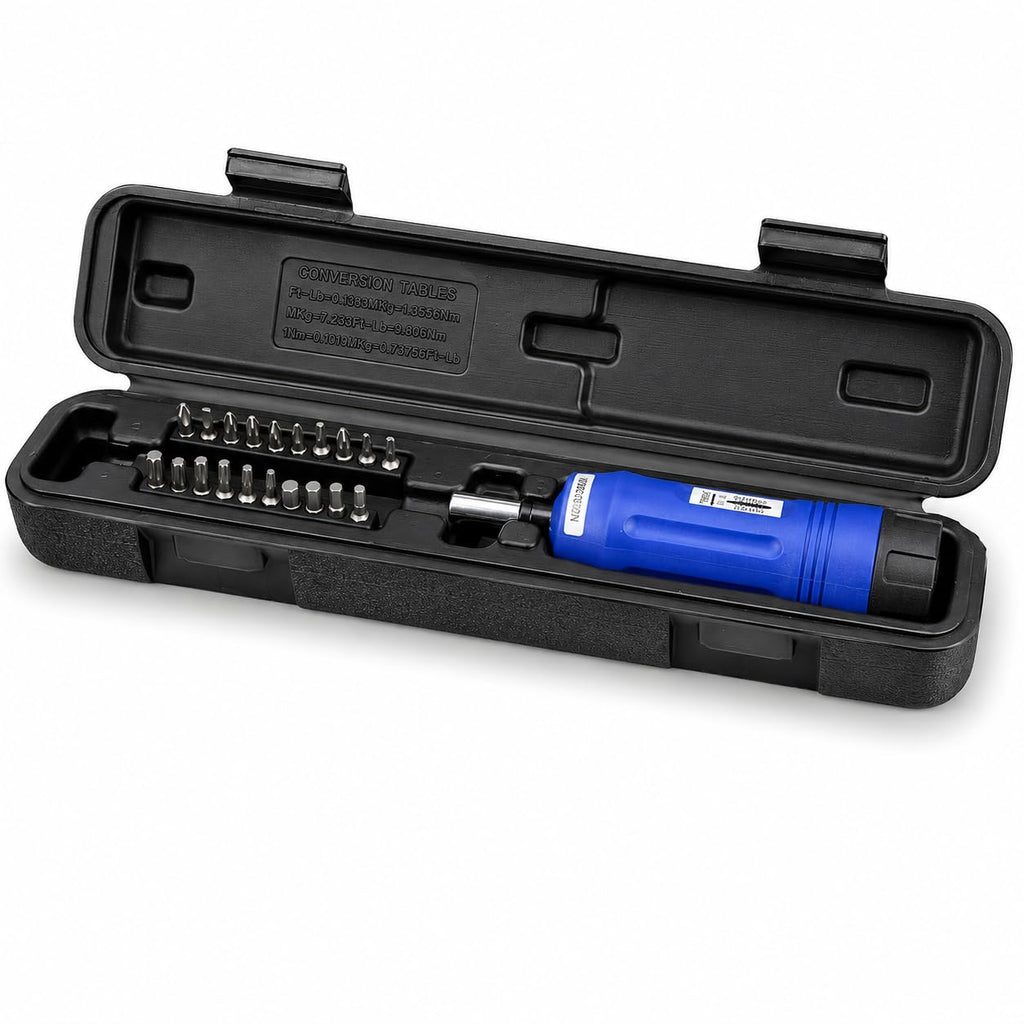 21-Piece Adjustable Torque Screwdriver Set 1/4-Inch Drive K137