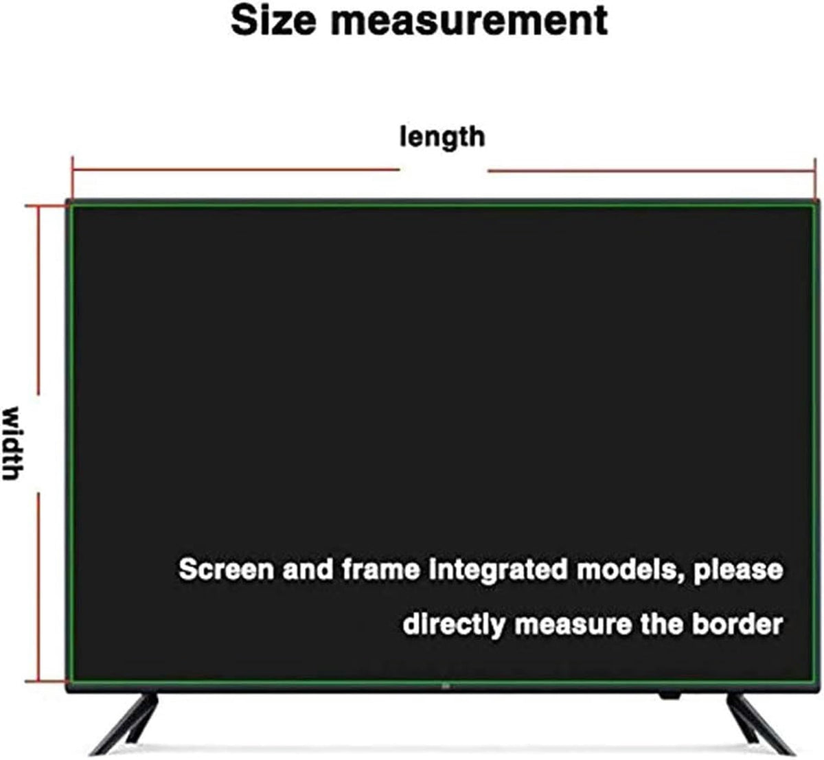 Matte Anti-Glare TV Screen Protector, 32-75 Inch Anti Blue Light Film I667