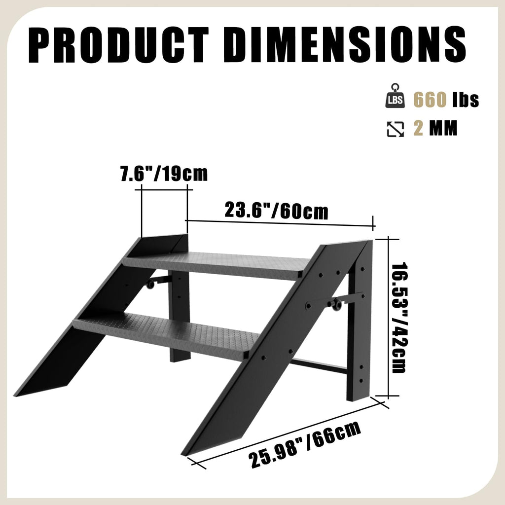 Foldable 2 Step Ladder B29727