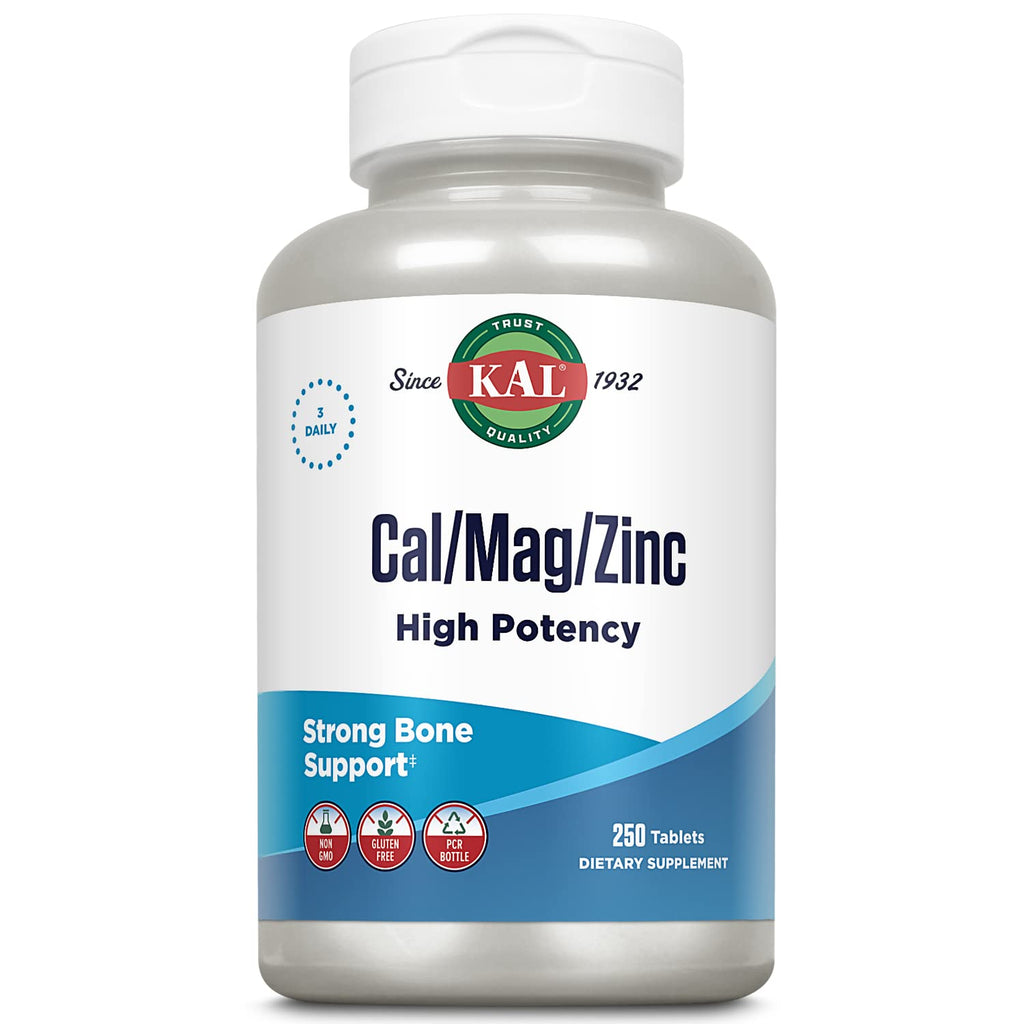 Cal Mag Zinc Supplement 250 Tablets U8722