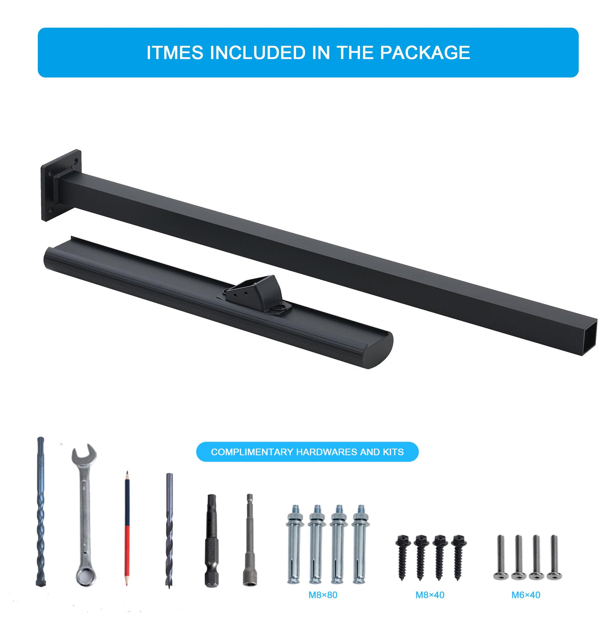 1 Step Aluminum Alloy Handrail W779