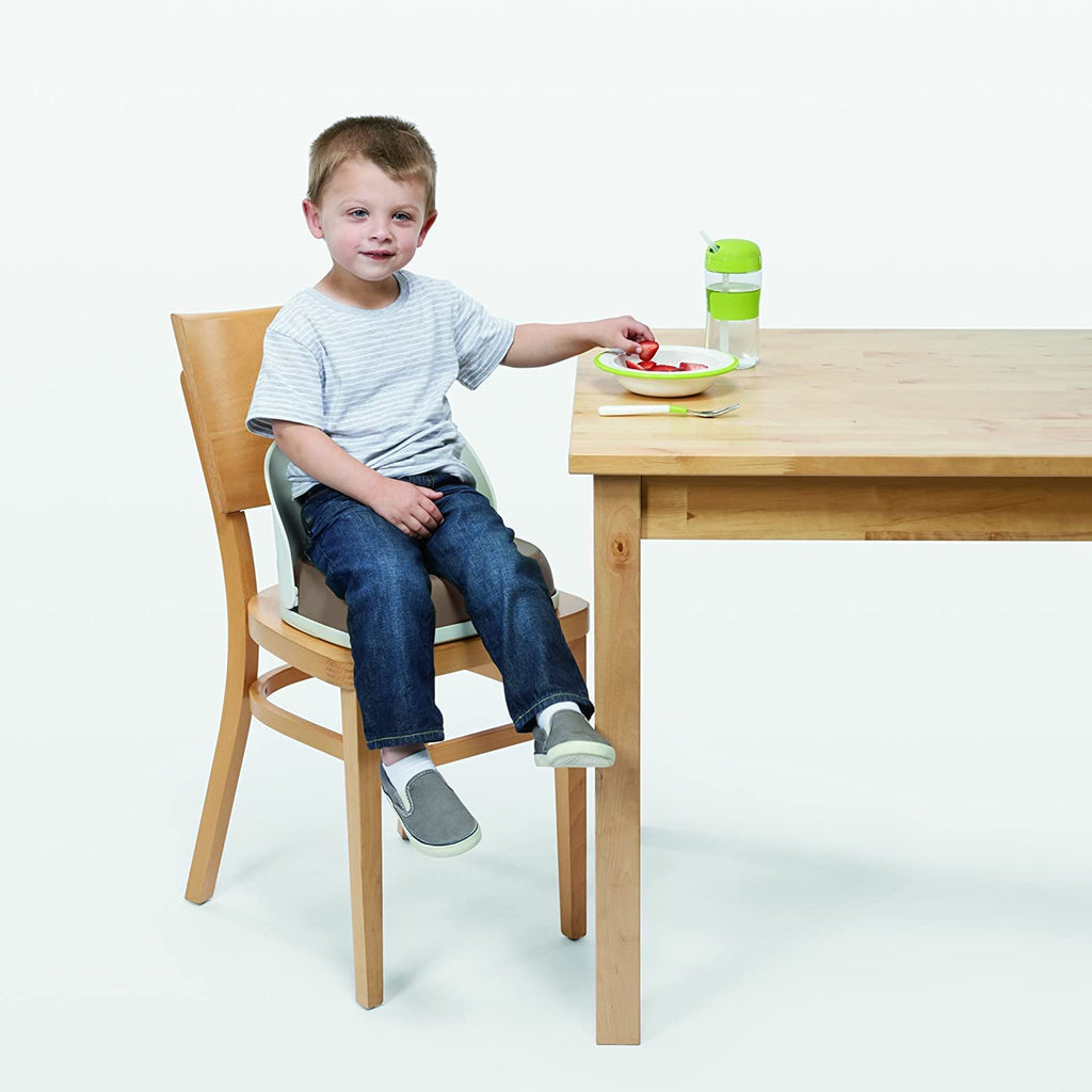 Gray Toddler Booster Seat with Straps I940