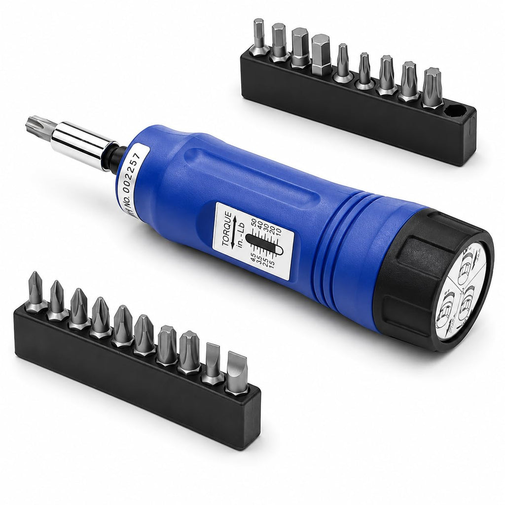 21-Piece Adjustable Torque Screwdriver Set 1/4-Inch Drive K137