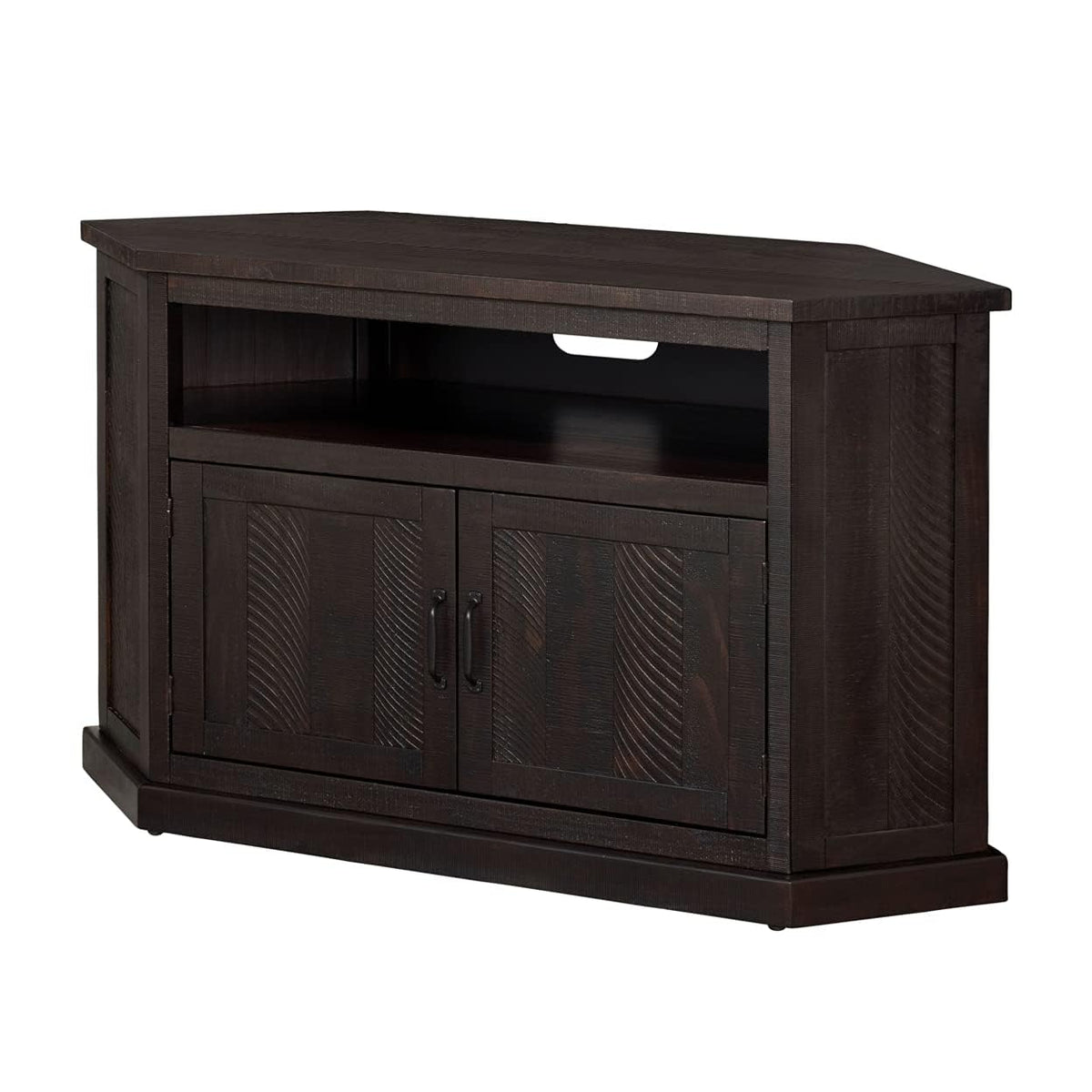 Solid Wood TV Stand with Cabinet Storage P711720