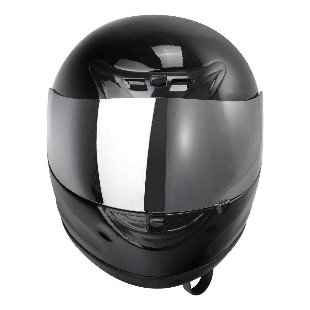 Gloss Black Full Face Motorcycle Helmet J118915