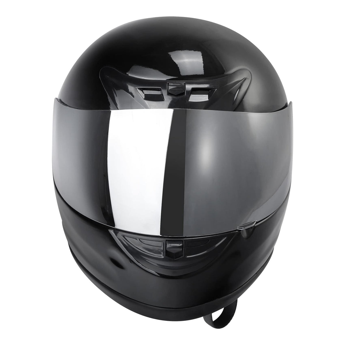 Gloss Black Full Face Motorcycle Helmet J118915