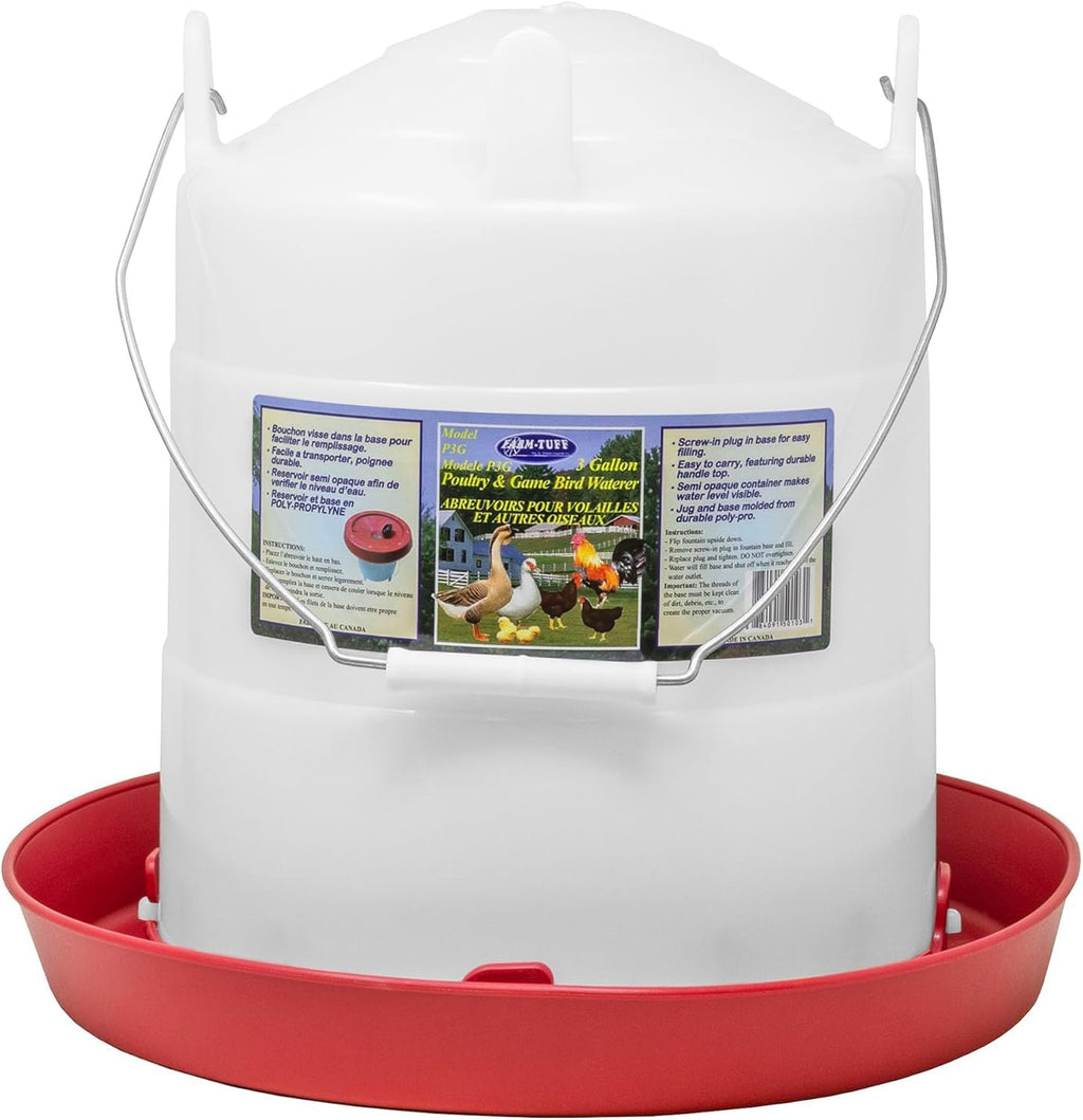 3 Gallon Plastic Poultry Waterer G2229