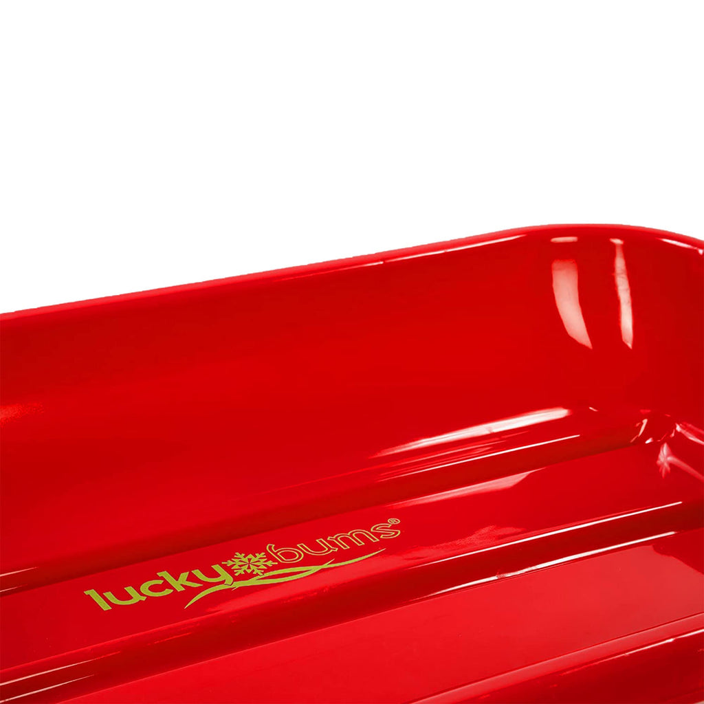 48 Inch Plastic Snow Toboggan Sled with Pull Rope D442216
