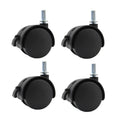 1.5 Inch Locking Swivel Caster Wheels 4 Pack D944