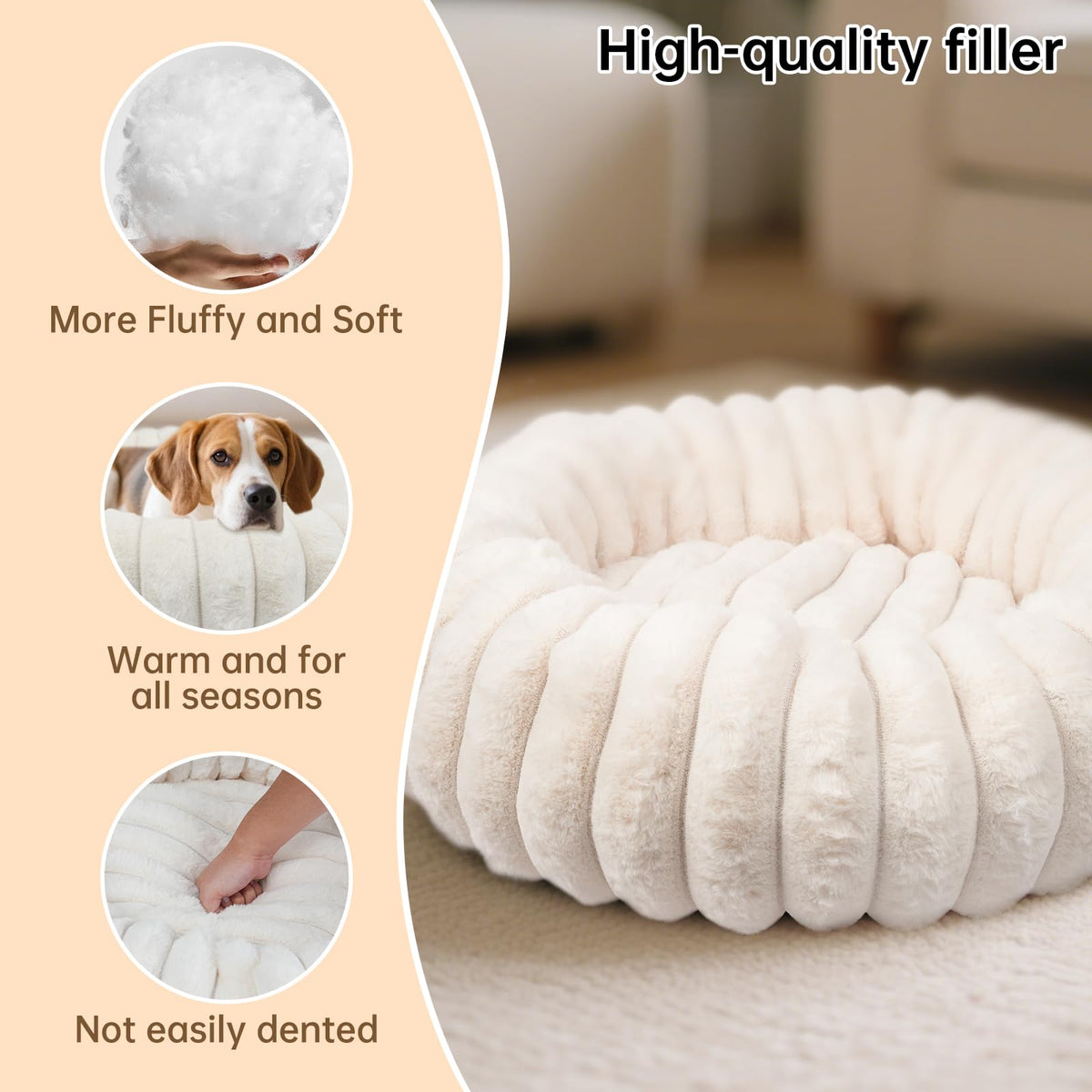 Small Round Dog Bed F934
