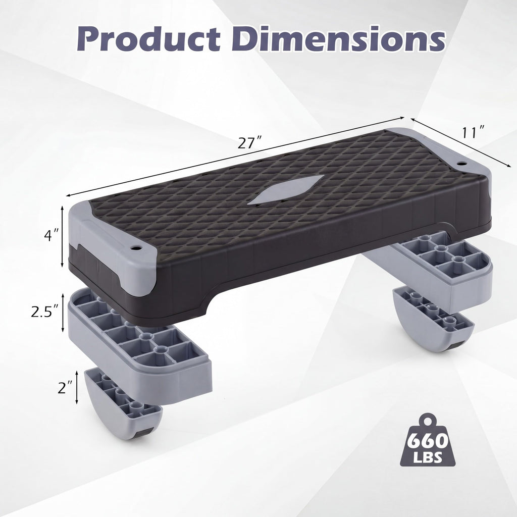 Adjustable 5 in 1 Aerobic Step Platform D113