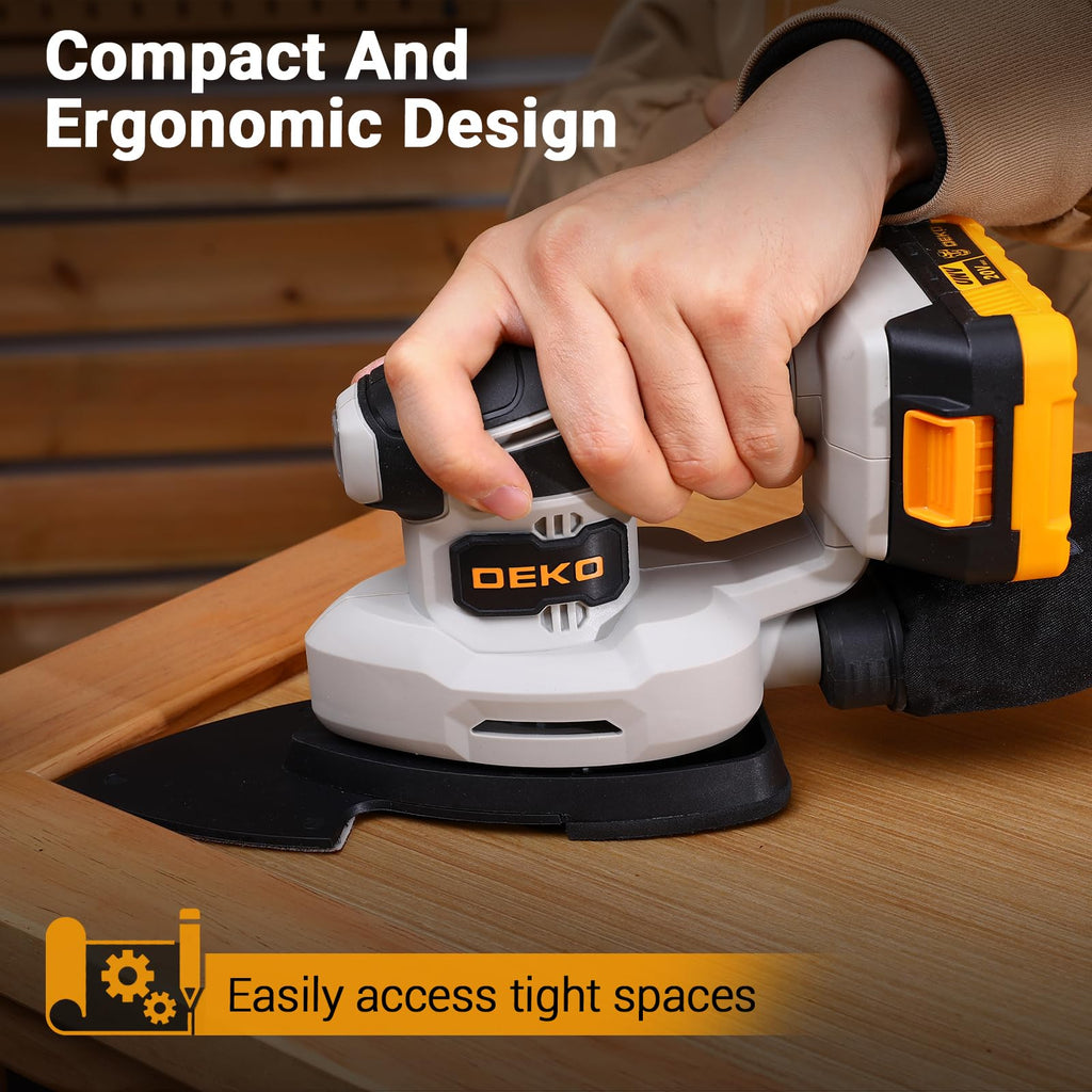 Cordless Detail Sander with Dust Collector A5045