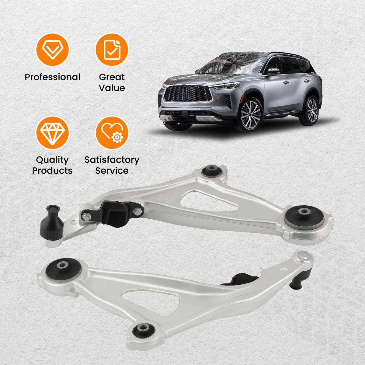 2Pc Front Lower Control Arms I562