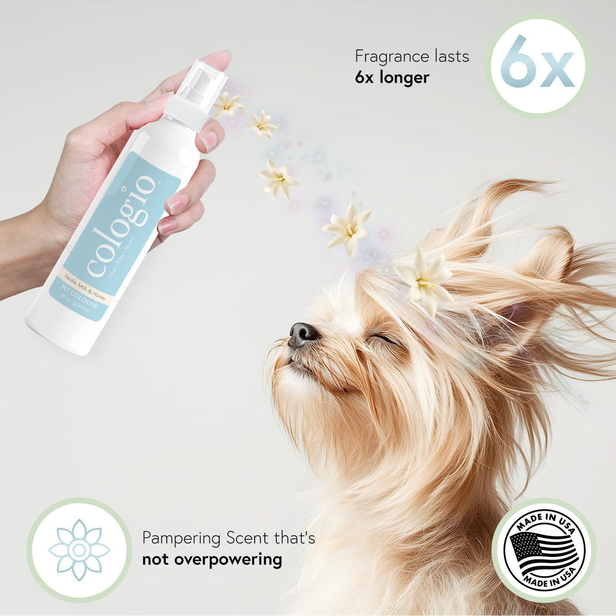 Manuka Honey & Vanilla Dog Cologne Spray 8oz I3978