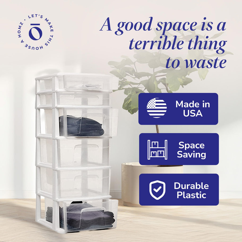 6-Tier Storage Cart with Removable Wheels N36166