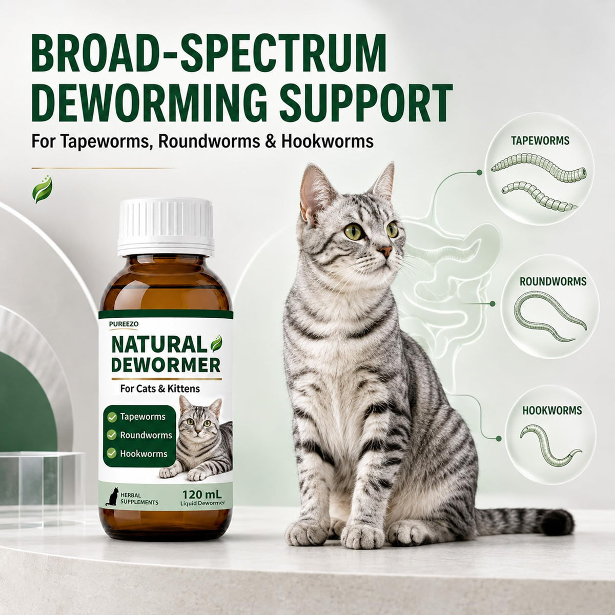 Cat Dewormer for Cats & Kittens O8374
