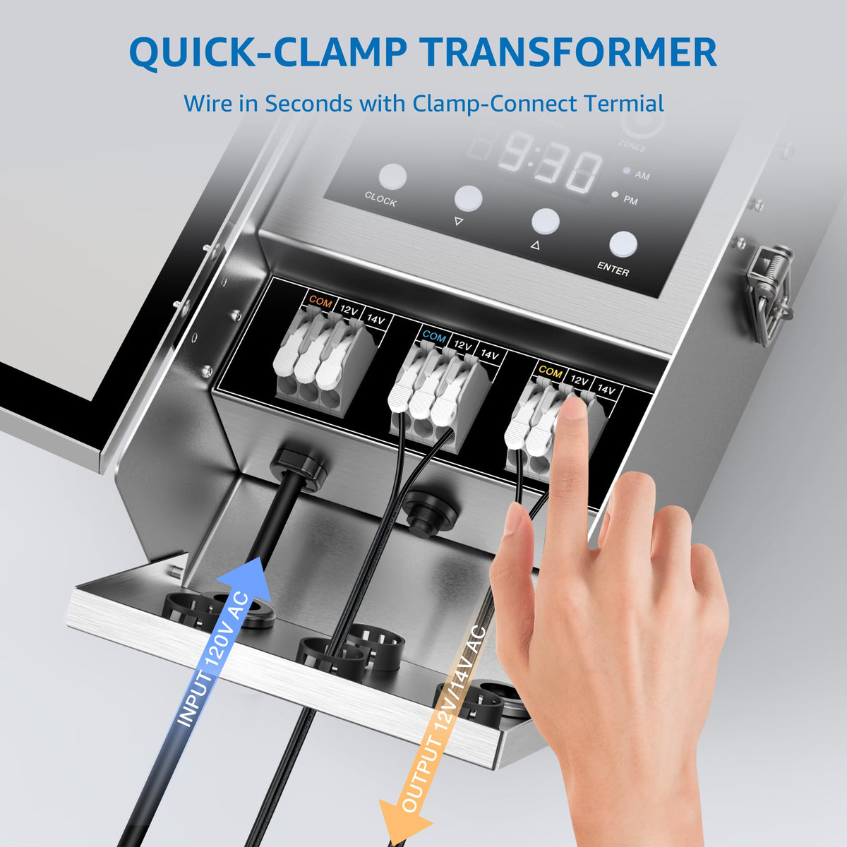200W Low Voltage Transformer with 3 Zone X313864