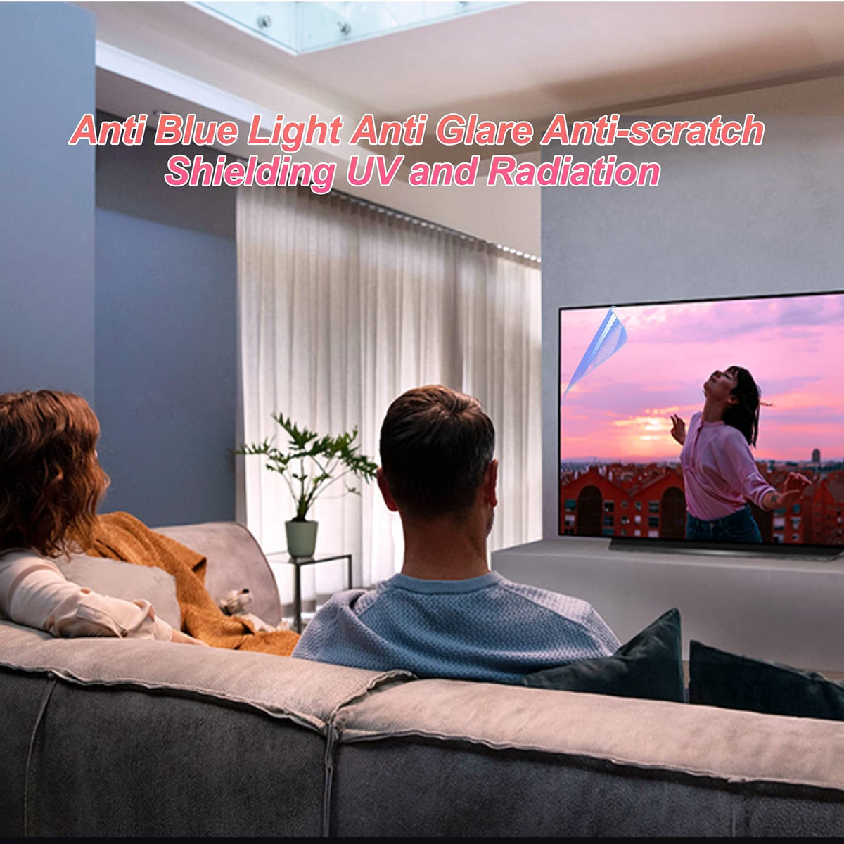 Anti-Glare Screen Protector for 50/55/65 Inch TV O80328