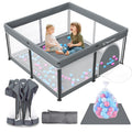 Foldable Baby Play Pen with Mat and Gate E292