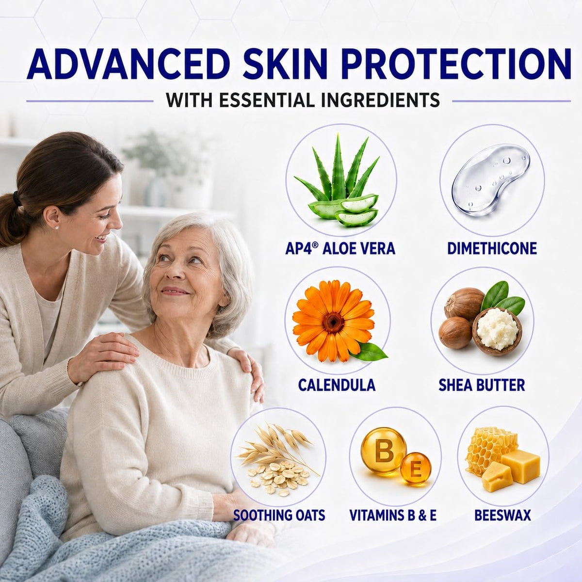 Healing Cream for Pressure Sores with Calendula and Aloe, 4 oz Jar I943511