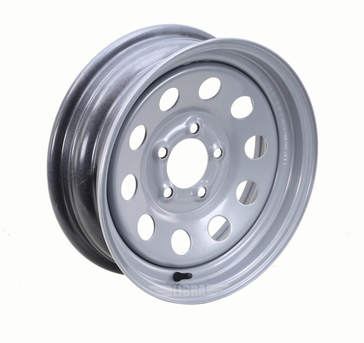 Trailer Tire Wheel ST205/75R15 8-Ply Silver Mod Rim A230804