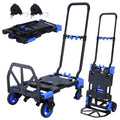 2-in-1 Foldable Hand Truck Dolly 330LB Capacity F189473