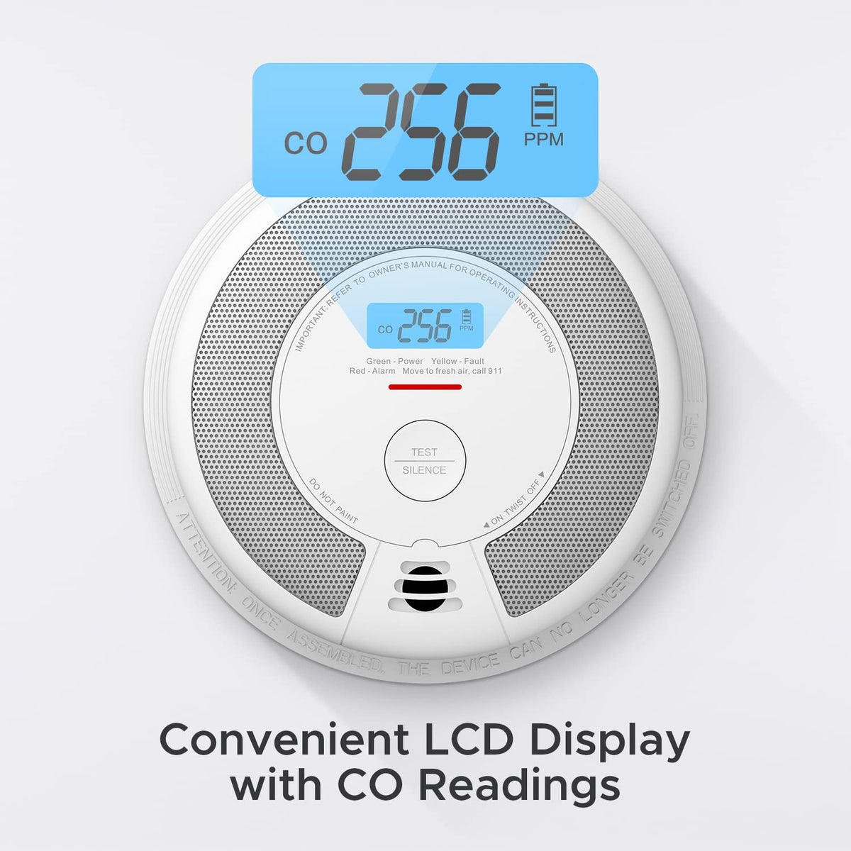 Combination Smoke & CO Alarm, 10-Year Battery, 3-Pack V3082