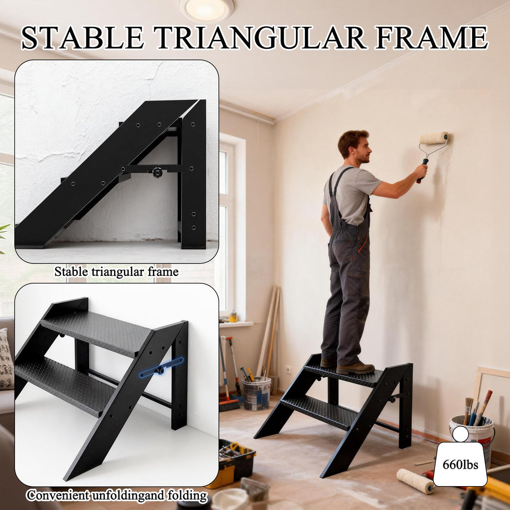 Foldable 2 Step Ladder B29727
