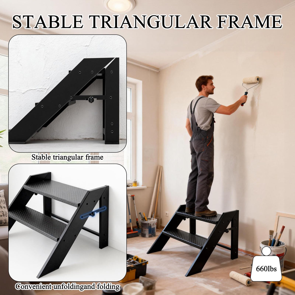 Foldable 2 Step Ladder B29727