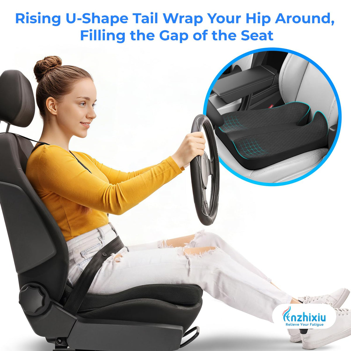 Elevated Car Seat Cushion D26243