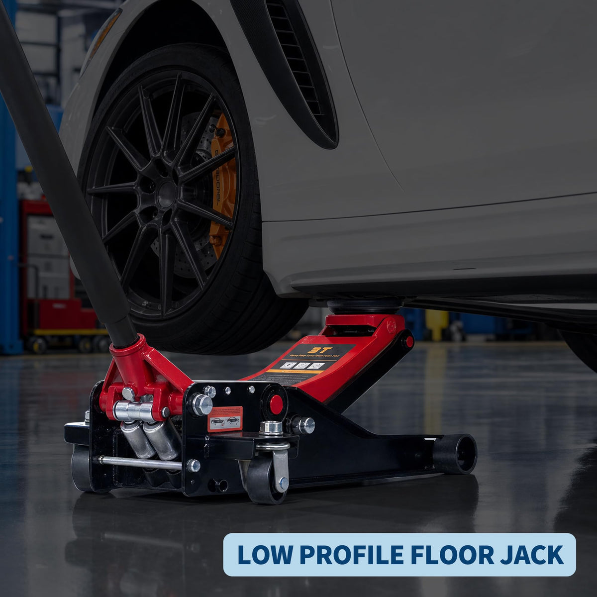 3 Ton Low Profile Steel Hydraulic Floor Jack L77037