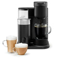 Black Single Serve Coffee Maker with Milk Frother U72525