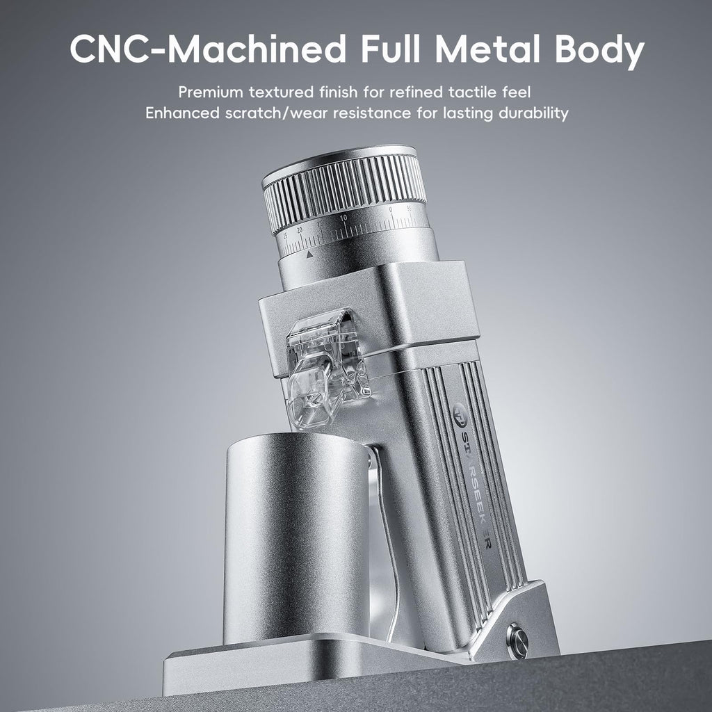 Electric Coffee Grinder with 55mm Titanium Conical Burr Q3612